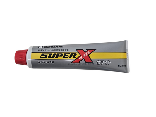 Cemedine Super X 8008 Adhesive, 170G, White