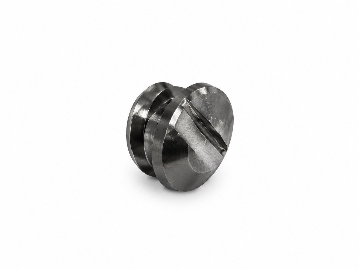 Screw, For Olympus 190 Series bending section, M 1.42mm x 1.0mm Round Head with Slot.
