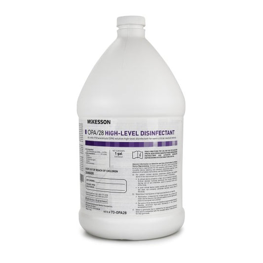 OPA High-Level Disinfectant McKesson OPA/28 RTU Liquid 1 gal. Jug Max 28 Day Reuse