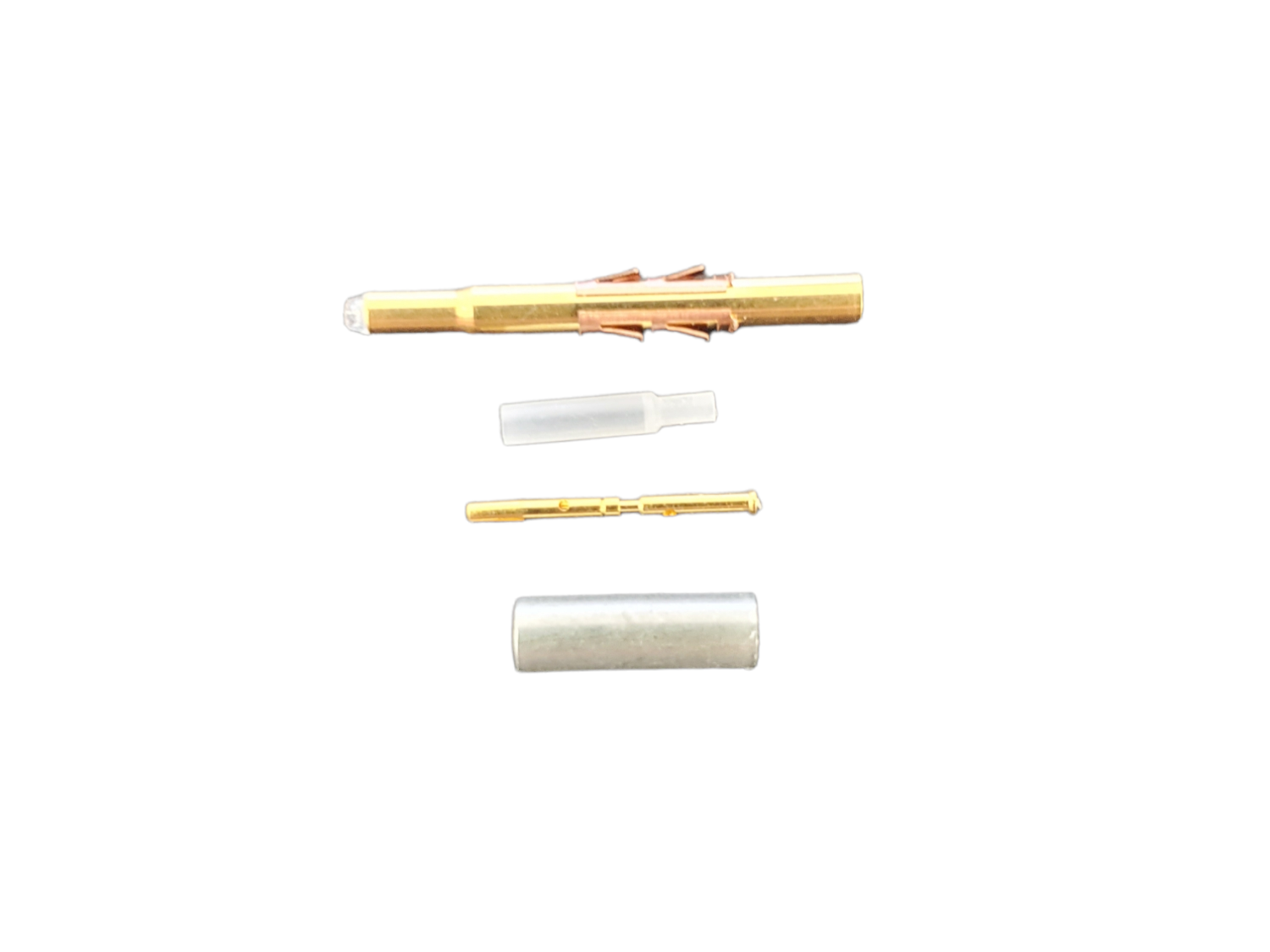 Video Pin connector Set (4pcs) Male, Burndy Pin fits 100-260 series vi ...